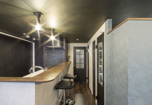 スタイリッシュカウンターキッチン アイキャッチ画像