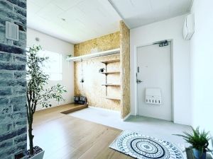 開放的で気持ちの良い玄関リノベ アイキャッチ画像